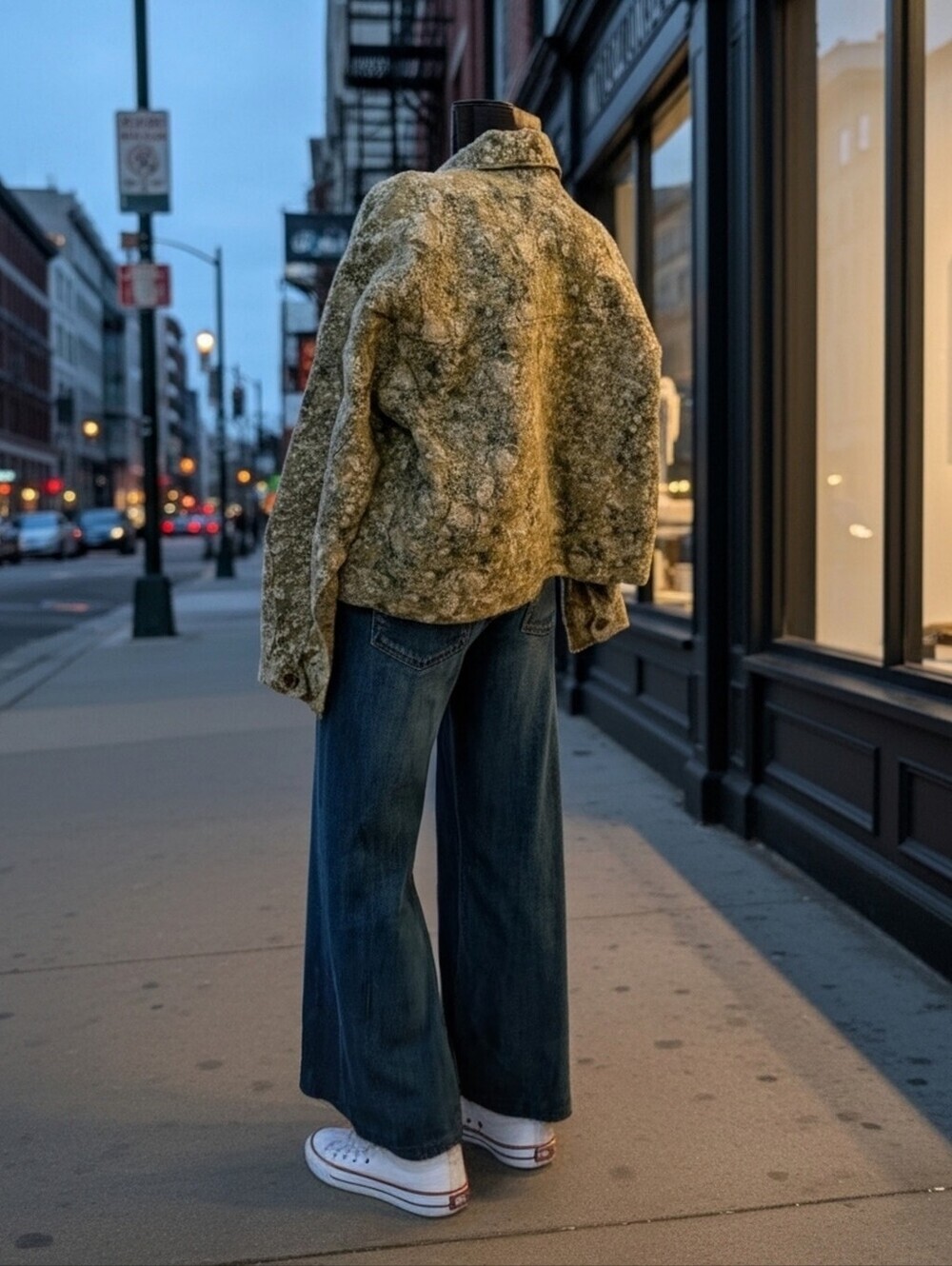 NWOT wild fable Olive & Moss Floral Cropped Utility Jacket Size M